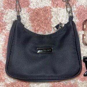 White Fox mini nylon shoulder bag